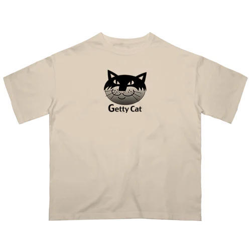 ネコのゲッティ/Getty Cat Oversized T-Shirt