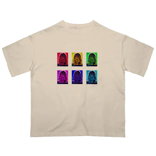 COLORFUL HAIR オーバーサイズTシャツ