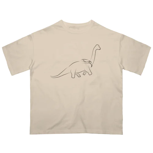 ブラキオサウルス 草食系 ジュラシックランチ Oversized T-Shirt