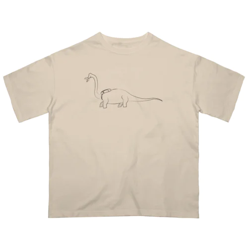 ブラキオサウルス 草食系 ジュラシックランチ オーバーサイズTシャツ