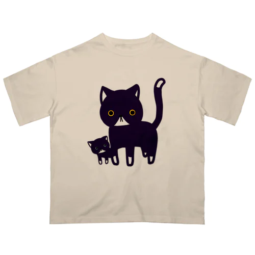 ねこのおやこ オーバーサイズTシャツ