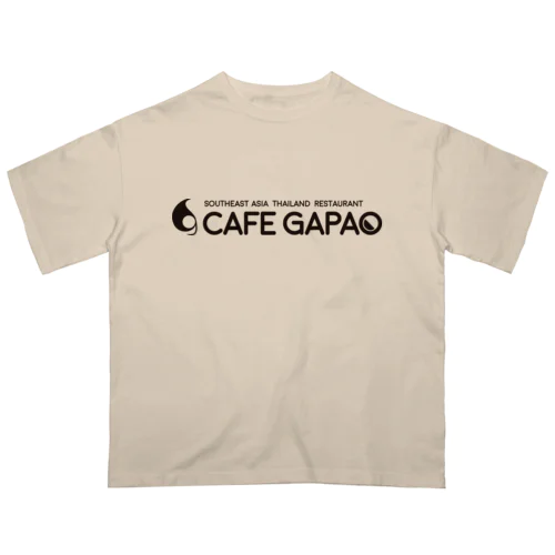 カフェガパオ公式ロゴグッズ Oversized T-Shirt