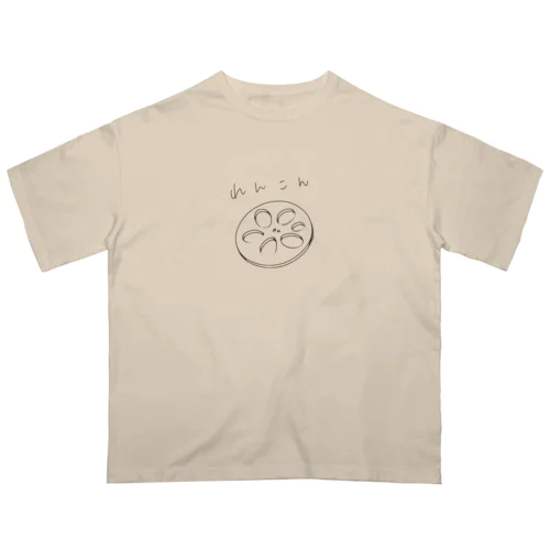 れんこん（薄切り） Oversized T-Shirt