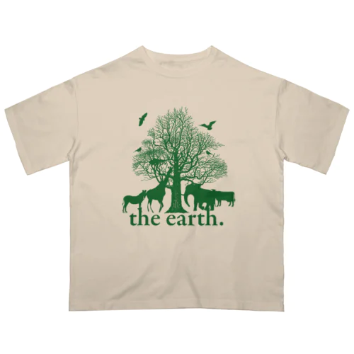 the earth. オーバーサイズTシャツ