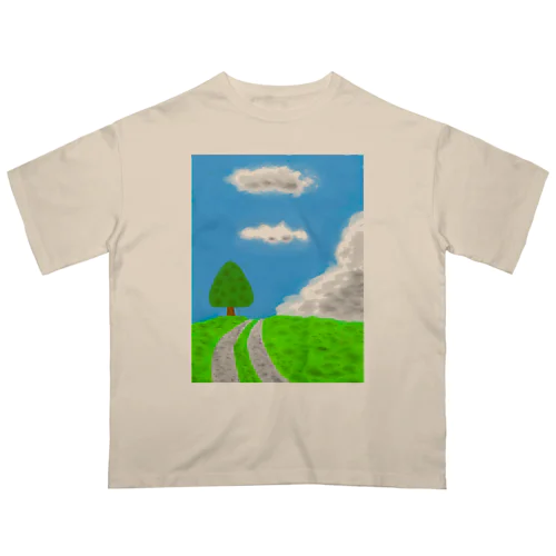 田舎道 Oversized T-Shirt