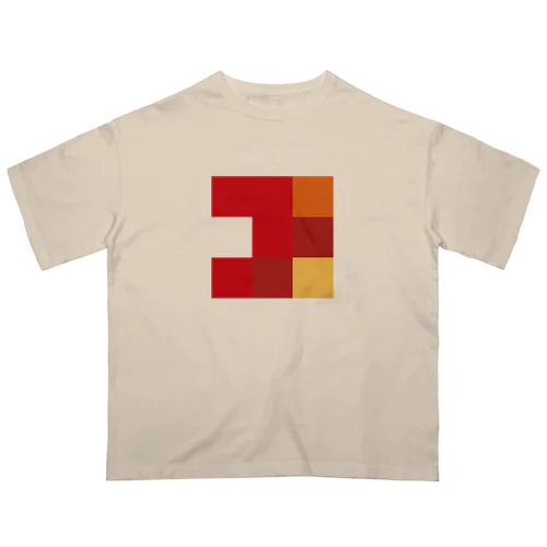 アンリマティス - 3×3 のドット絵 オーバーサイズTシャツ