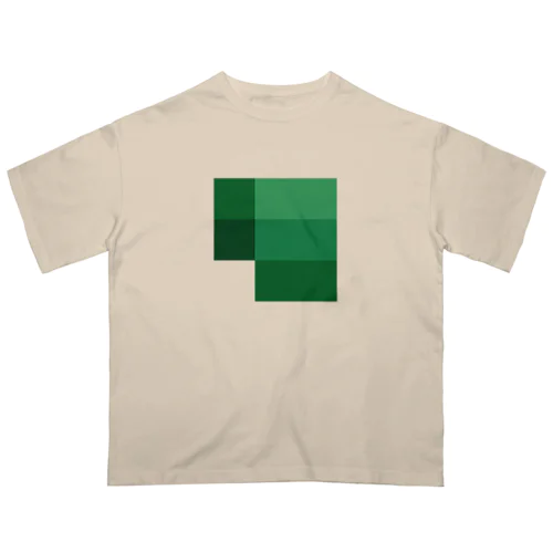 表計算ソフト - 3×3 のドット絵 オーバーサイズTシャツ
