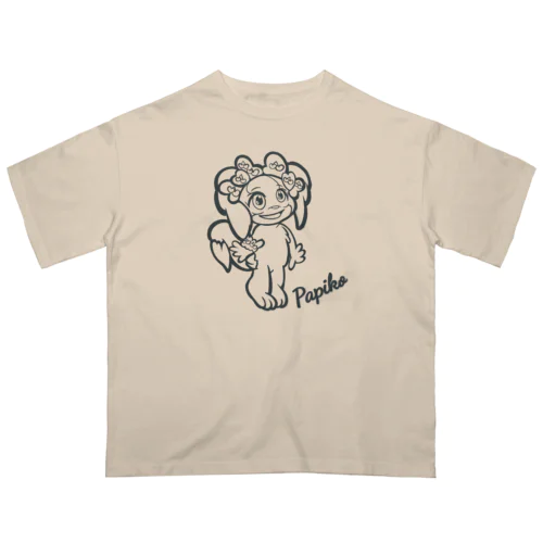 パピヨン　パピコ Oversized T-Shirt