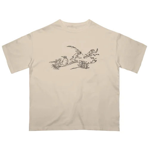 [ TAMAGOBITO ] 鳥獣卵人戯画 OS T-sh① オーバーサイズTシャツ