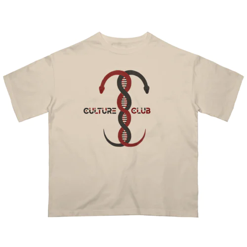 [ Culture Club ] ουροβóρος genome OS T-sh② Oversized T-Shirt