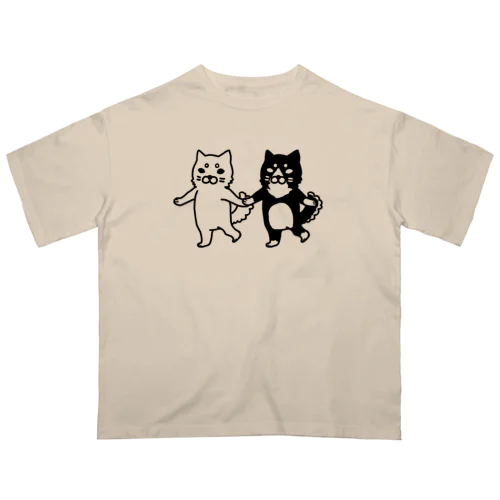 るんたったWしばわん オーバーサイズTシャツ