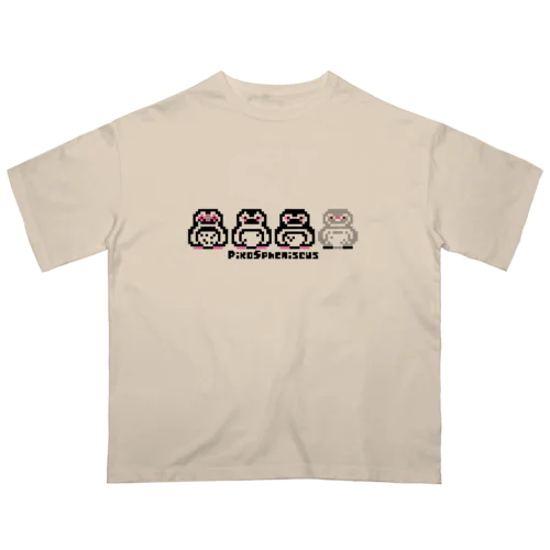 ピコスフェニスカス(よこ) Oversized T-Shirt