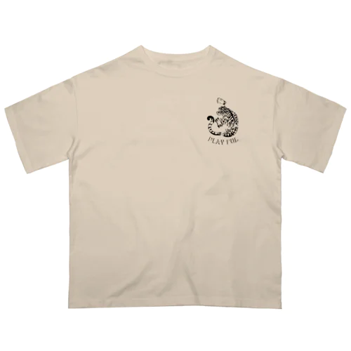 WhiteTIGER1 オーバーサイズTシャツ