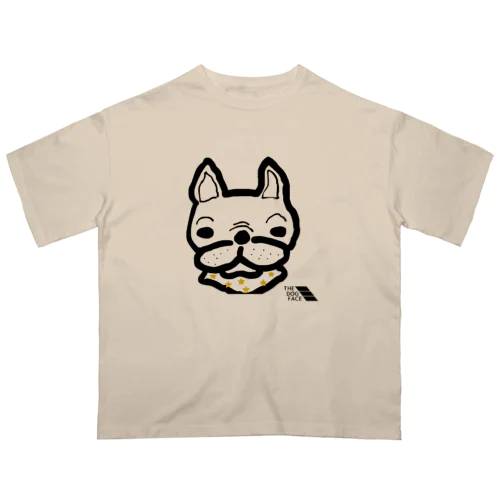 フレンチブルドッグ　THE FACE DOG オーバーサイズTシャツ