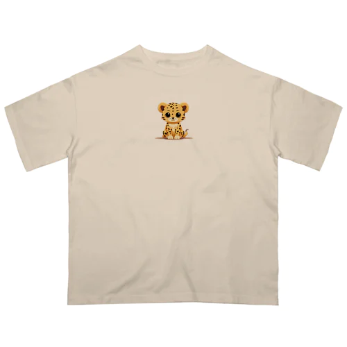 cute cheetah オーバーサイズTシャツ