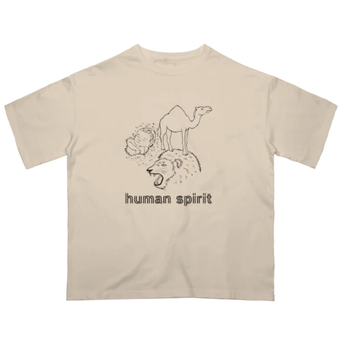 human spirit オーバーサイズTシャツ