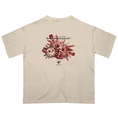 ARTにおはよ！『実はハリセンボンなかった』 兄弟バージョン02 オーバーサイズTシャツ