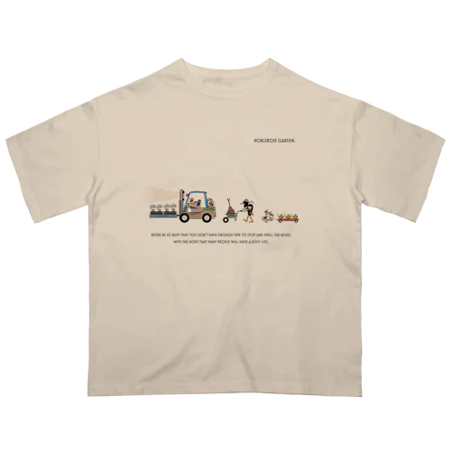 NRG.ローズメイク(BK) Oversized T-Shirt