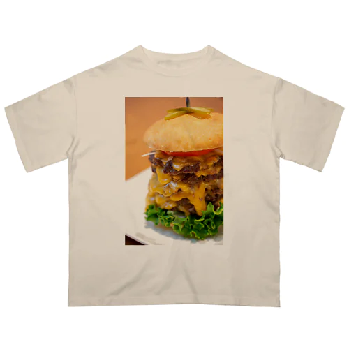 バーガー屋さんのお裾分け オーバーサイズTシャツ