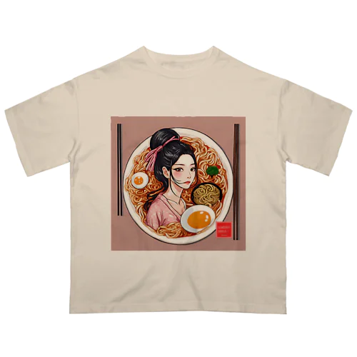 KIMONO GIRLS 華 ramen オーバーサイズTシャツ