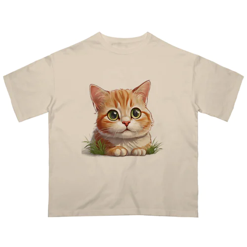 ねこのまちまち オーバーサイズTシャツ