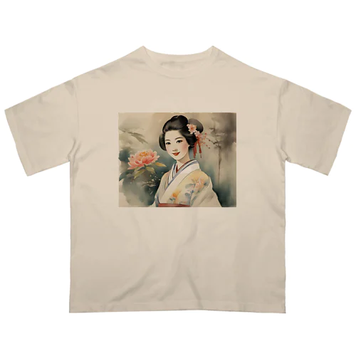 日本人女性魅 オーバーサイズTシャツ