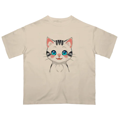 ねこのれお Oversized T-Shirt