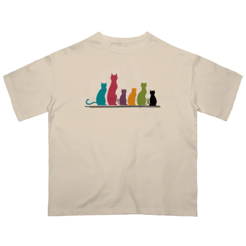 猫えんぴつ オーバーサイズTシャツ