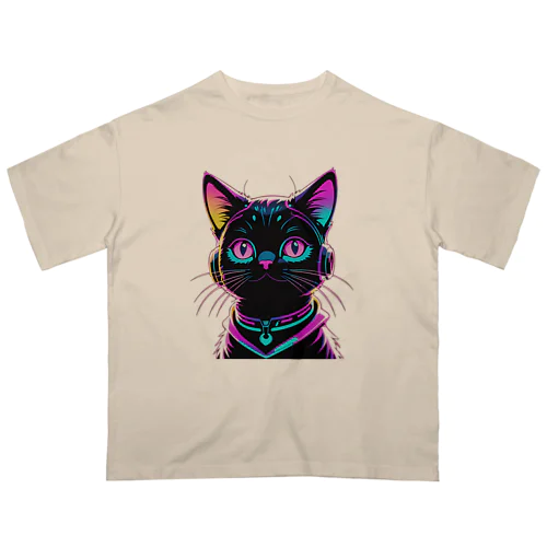 ねこのじゃぎー Oversized T-Shirt