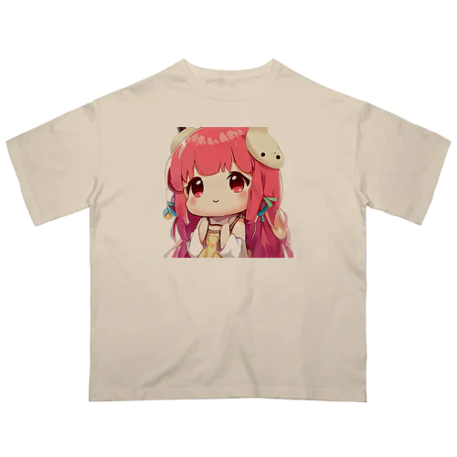 大きい瞳の可愛い少女💞 オーバーサイズTシャツ