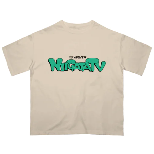 にいがたTV 新ロゴ オーバーサイズTシャツ Oversized T-Shirt