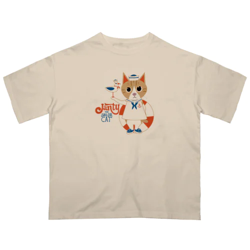 CATLES ジャンティ・ザ・セーラーキャット Oversized T-Shirt