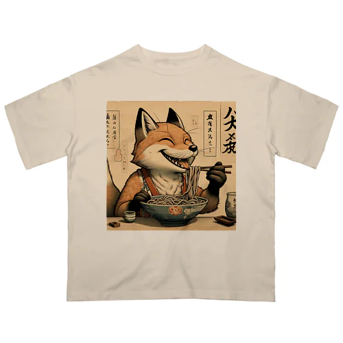 きつねそば オーバーサイズTシャツ