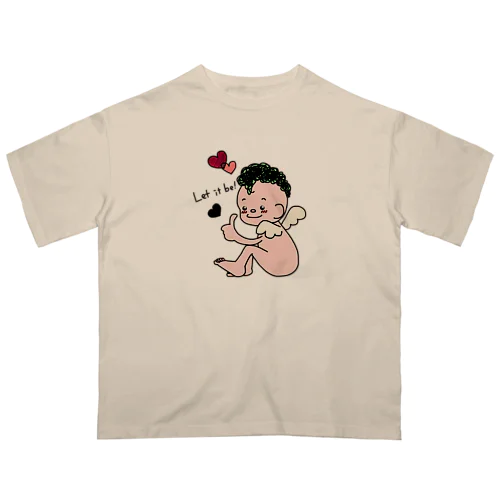 モヒカン天使　カラー オーバーサイズTシャツ