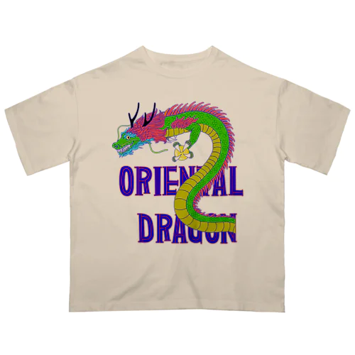 ORIENTAL DRAGON（龍）英字バージョン オーバーサイズTシャツ