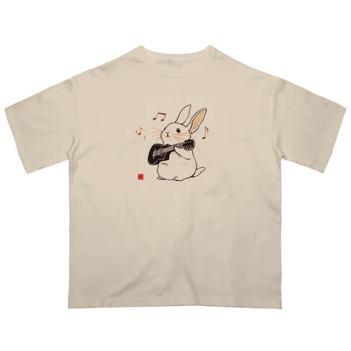 うさぎロックスター オーバーサイズTシャツ