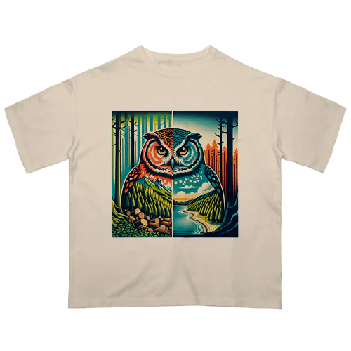 The Owl's Lament for the Disappearing Forests オーバーサイズTシャツ