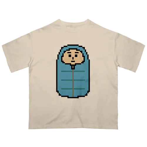 寝袋（ドット絵） Oversized T-Shirt