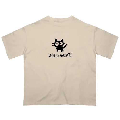 Life is Great !　素晴らしき人生2 オーバーサイズTシャツ