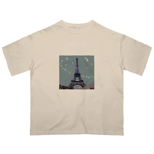 Paris★Night Oversized T-Shirt