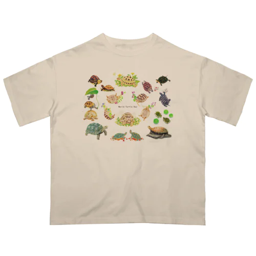 World Turtle Day オーバーサイズTシャツ