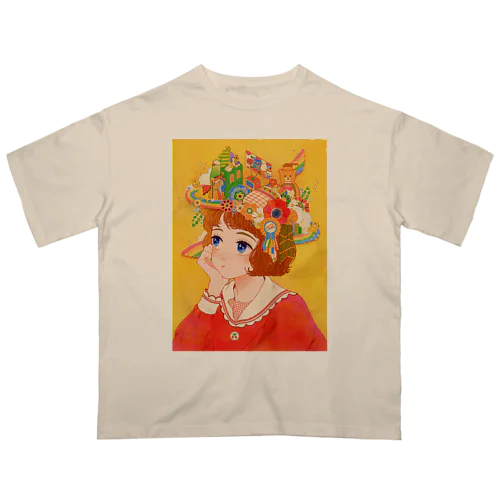 MokuMoku-レトロルーム- Oversized T-Shirt