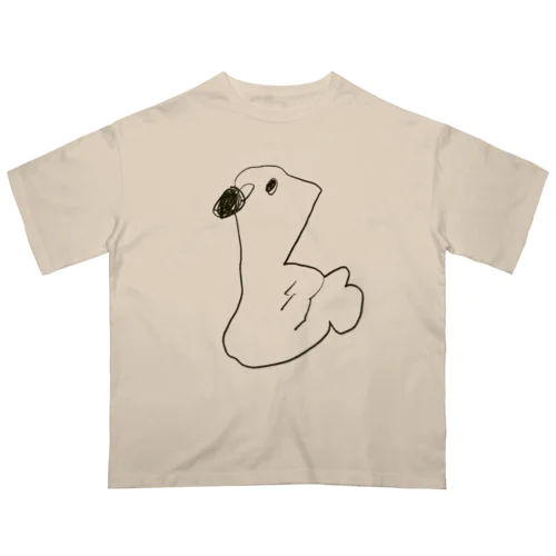 白鳥 Oversized T-Shirt