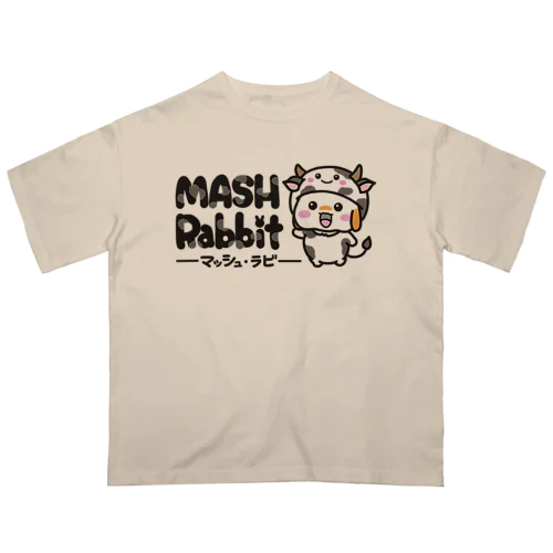 マッシュラビ(うし) オーバーサイズTシャツ
