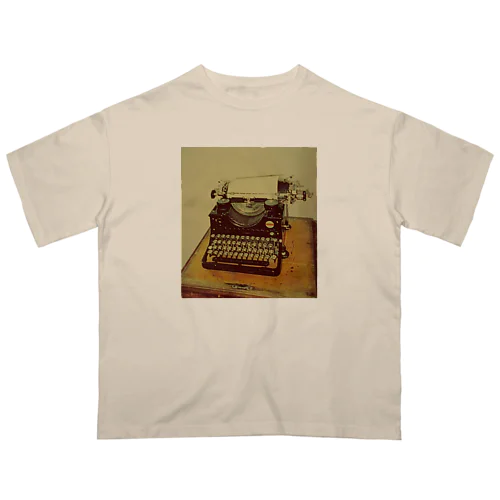 タイプライター オーバーサイズTシャツ