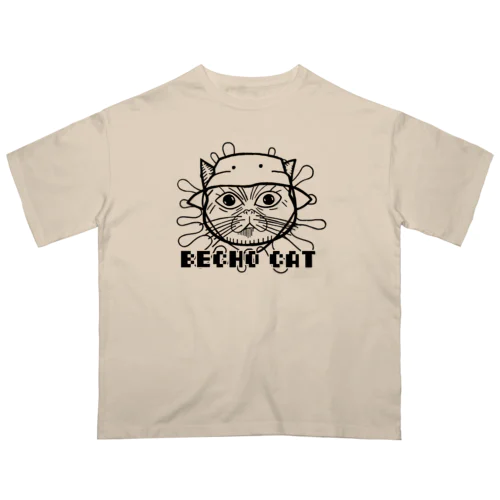 ベチョ猫キャンプVer オーバーサイズTシャツ