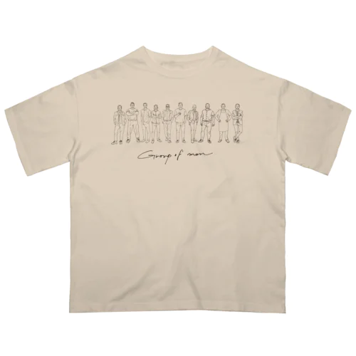 おじさん達のあつまり オーバーサイズTシャツ