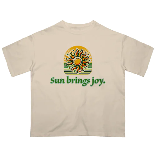 Sun San San 太陽 オーバーサイズTシャツ