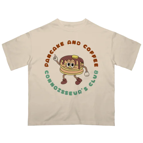 Pancake and Coffee Connoisseur's Club Oversized T-Shirt