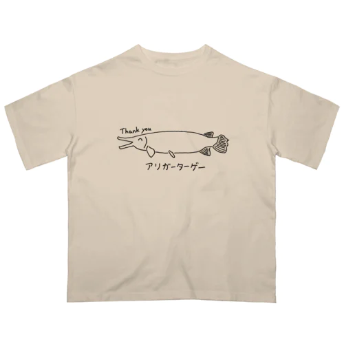 アリガーターゲー Oversized T-Shirt